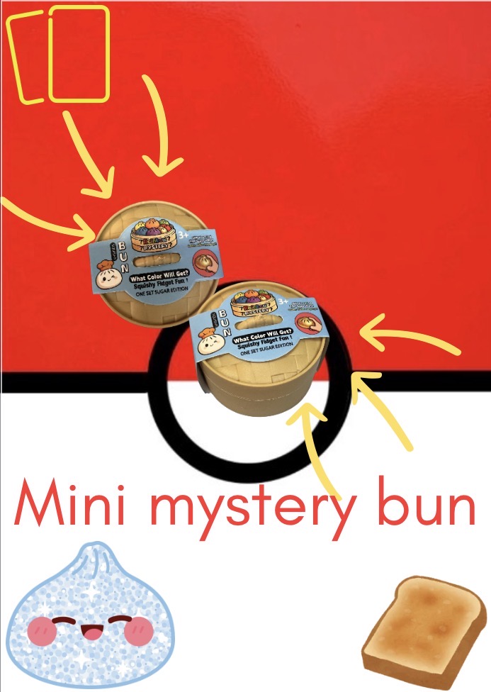 mini mystery bun
