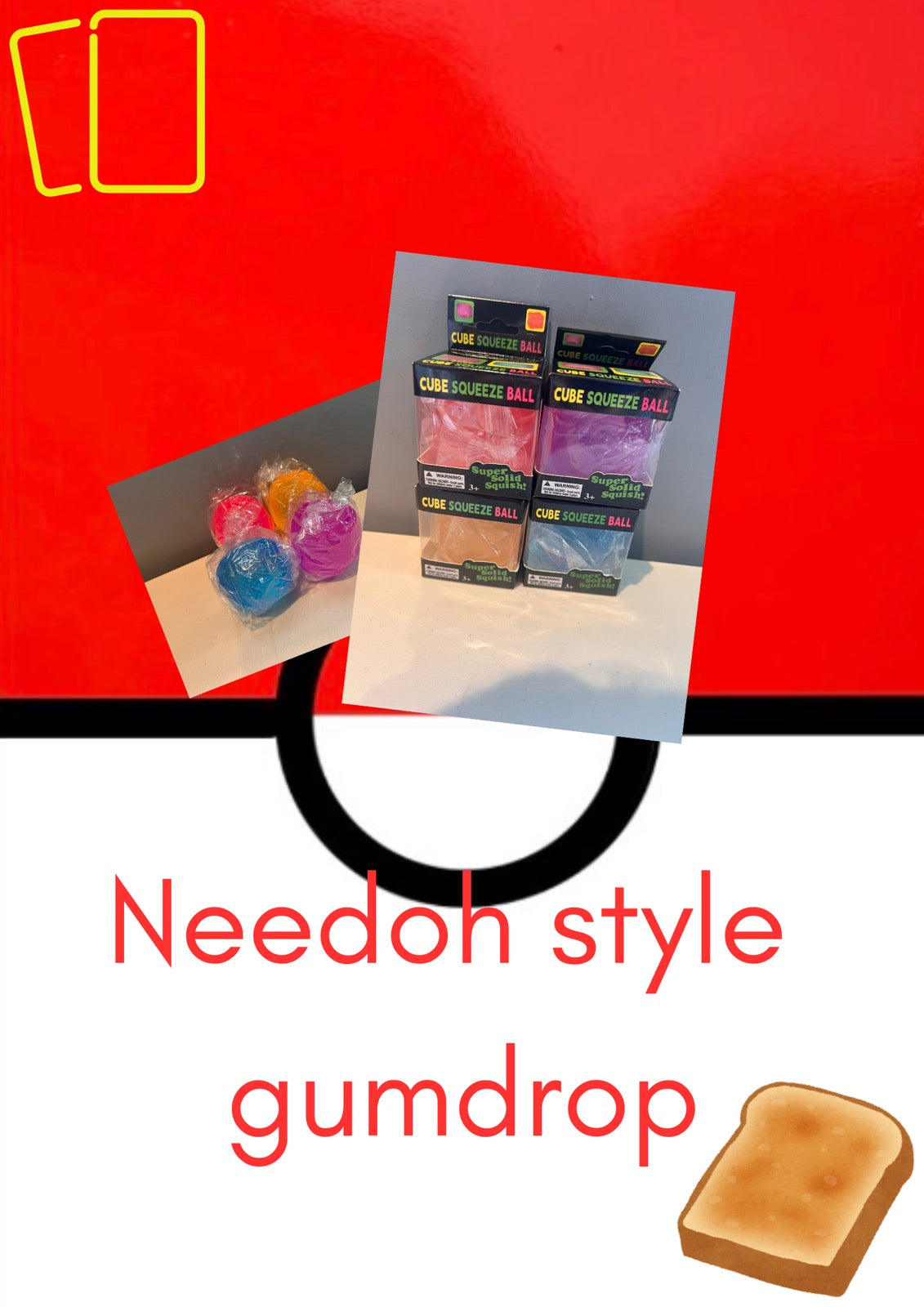 NEEDOH style gumdrop squishy